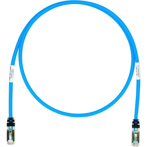 パンドウイット CAT6A/CAT6 遮蔽物パッチコード 20m 青 STP6X20MBU
