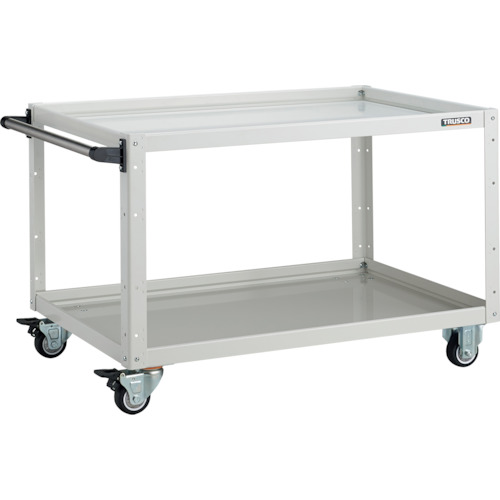 【貨物輸送別途】【直送品】TRUSCO 鷲手押し車 900×600×H600 ウレタン4輪自在 白いこと EGW-692UJ-W
