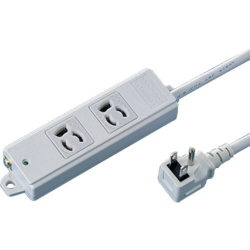 SANWA 工事物件タップ 抜け止めコンセント 2個口 L型 ケーブル長1m TAP-K2L-1 6,373円