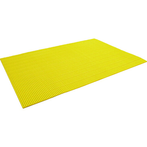 【送料別途】【直送品】TRUSCO ジャバラマットスリム 粘着付き 600X900mm イエロー TNS-6090NT-Y 4,639円