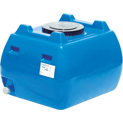 【貨物輸送別途】【直送品】スイコー ホームローリータンク300 青 (フタ含む) HLT-300(B)