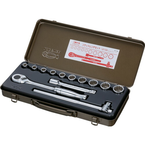 エビ ソケット鍵仕掛ける 差込角12.7粍 12角 1210A
