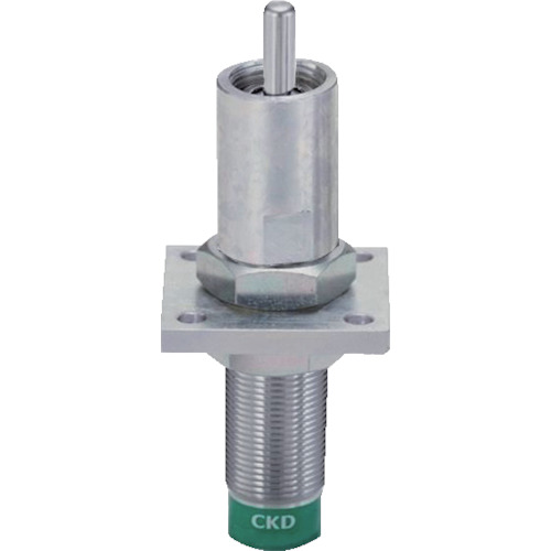 CKD ショックアブソーバ ショックキラー フランジ形 ストップナット付 ストローク10mm NCK-FA-1.2-N1