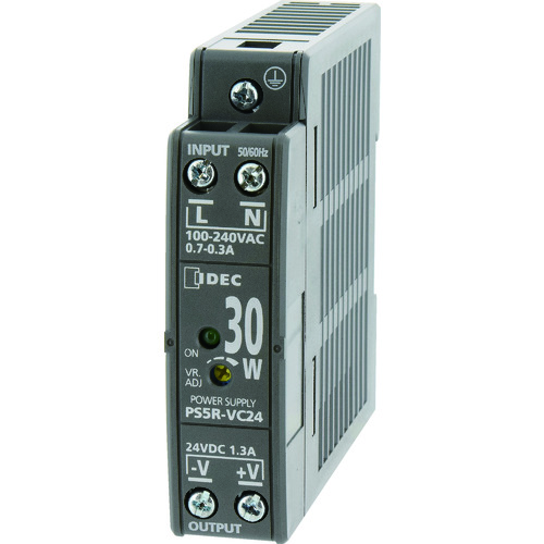 IDEC PS5R-V形スイッチングパワーサプライ(薄形DINレール取付電源) PS5R-VD24