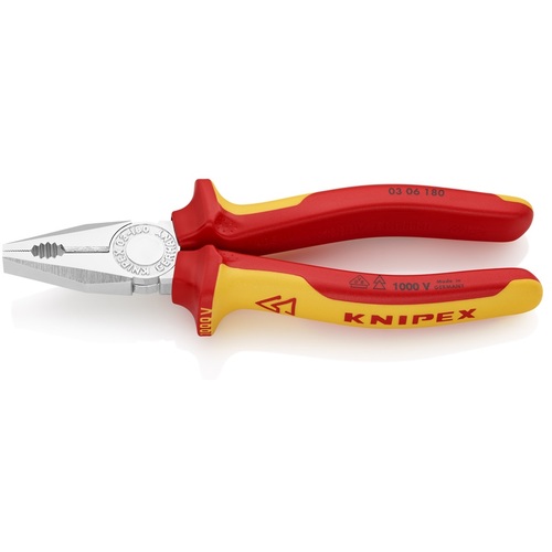 KNIPEX 0306-180 不成立プライヤー 1000V 0306-180