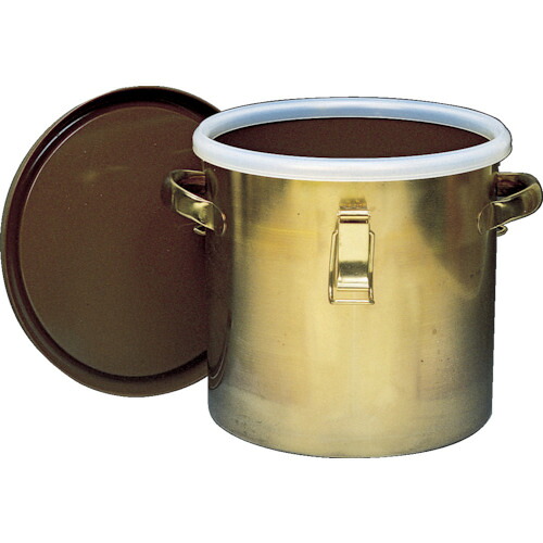 フロンケミカル フッ素脂上塗り密閉貯蔵タンク(金具付) 膜厚約50μ 10L NR0378-002