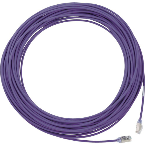 パンドウイット 科目6A細径遮蔽物パッチコード 20m 紫 STP28X20MVL
