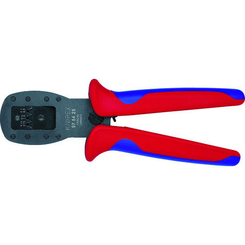 KNIPEX 9754-25 Micro-Fit(TM)用平行圧着プライヤー 全長190粍 9754-25