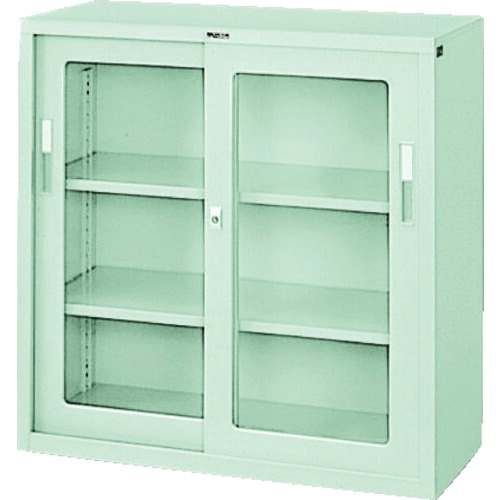 【送料別途】【直送品】ナイキ 引違い書庫(ガラス戸) HG33J-AW