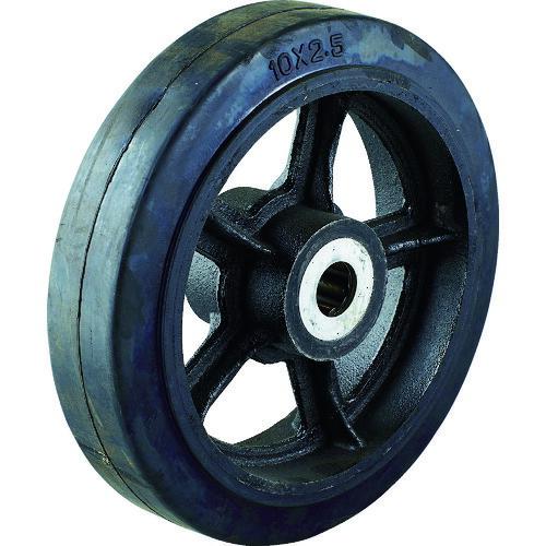 【送料別途】【直送品】TRUSCO ドラム缶運搬車TDR-1用250mmゴム車輪 TDR-1-10C