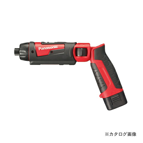 【イチオシ】パナソニック Panasonic EZ7421LA2S-R 7.2V 1.5Ah 充電スティックドリルドライバー 電池2個付 赤(レッド)|工具屋「まいど!」
