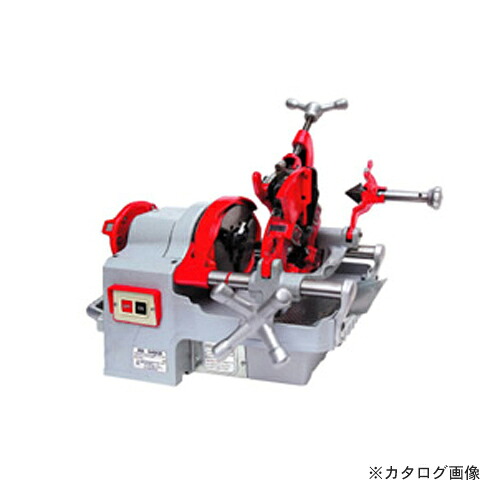 【納期約2ヶ月】【送料別途】【直送品】レッキス工業 REX パイプマシン S40A 手動切上 207000