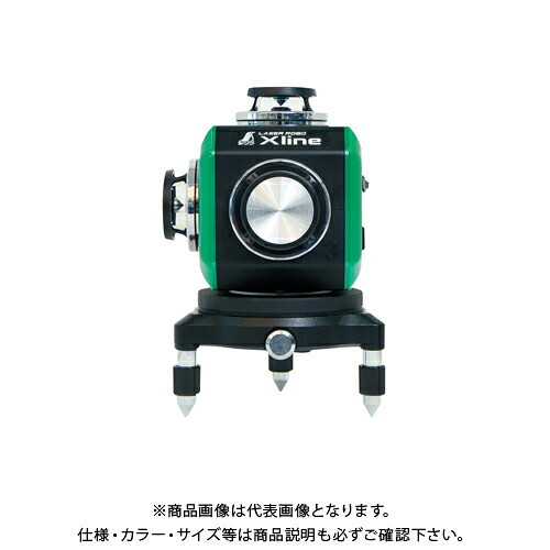 シンワ測定 レーザーロボ X line 緑であること フルライン・地墨はりつけ台 71608
