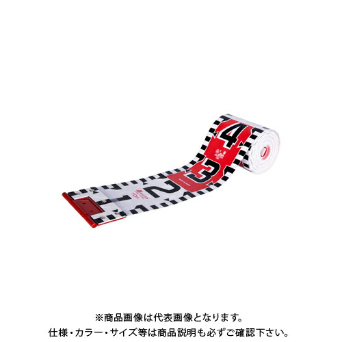 シンワ測定 ロッドテープ ガラス繊維性 クリアパック JIS 10m 巾120mm 77296