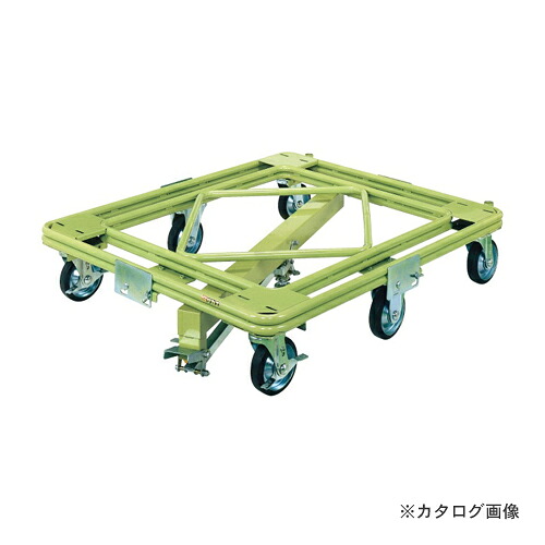 【送料別途】【直送品】サカエ SAKAE 自在移動回転台車 重量型 センターベース付 RH-1KG