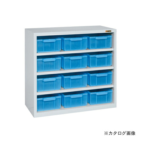 【送料別途】【直送品】サカエ SAKAE コンテナラック スケルトンコンテナ付 SCR-95DBL