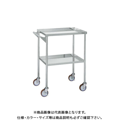 【送料別途】【直送品】サカエ ステンレスCSワゴン 大型キャスター把手付仕様 CSF-FSU