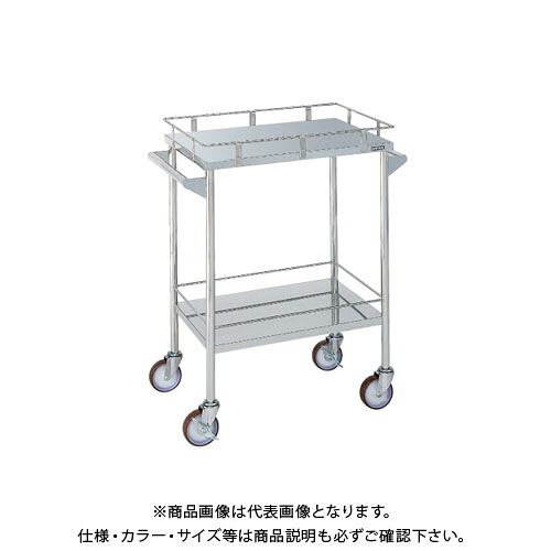 【送料別途】【直送品】サカエ ステンレス CSワゴン CSM-4ASU
