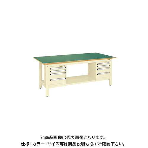 【貨物輸送別途】【直送品】サカエ 軽さ御役目台KK手合い スモール収納家具付 KK-69FSL42IG 花・ガーデン・DIY-はしご・作業台-DIY・工具