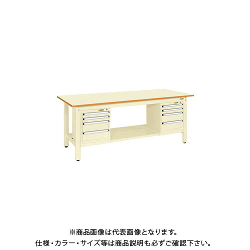 【送料別途】【直送品】サカエ 軽量作業台KKタイプ スモールキャビネット付 KK-69PSL42I