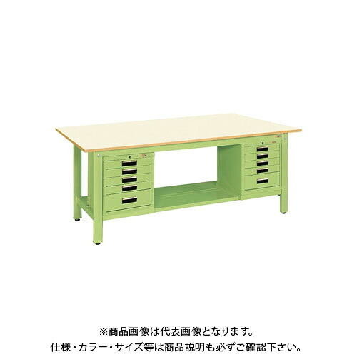 【送料別途】【直送品】サカエ 軽量作業台KKタイプ SVEキャビネット付 KK-69PSVE52IG|工具屋「まいど!」