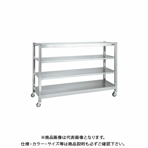【送料別途】【直送品】サカエ ステンレスラック(移動式) SLN-1834RSU4