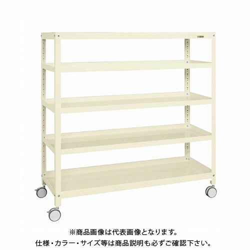 【貨物輸送別途】【直送品】サカエ スーパーラックワゴン(双輪キャスター遣りくち) SPR-2225RDI