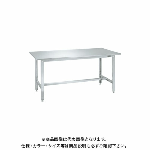【送料別途】【直送品】サカエ ステンレス作業台(ステンレスカブセ天板) SUS4-187HCLC
