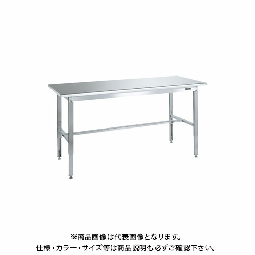 【送料別途】【直送品】サカエ ステンレス高さ調整作業台(天板R付) SUT4-187R