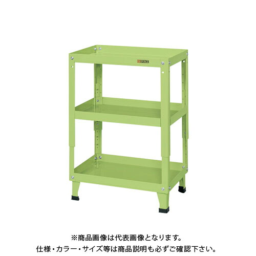 【送料別途】【直送品】サカエ スーパーワゴン固定タイプ(高さ調整) TEMN-350