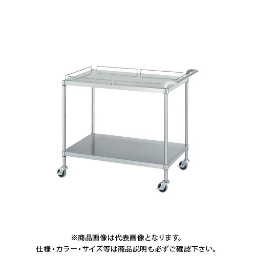 【貨物輸送別途】【直送品】シンコー ステンレス鋼手押し車 900×450×800 MN11-9045-U75【受注生み出すこと】