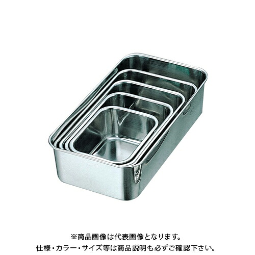 【送料別途】【直送品】スギコ産業 ステンレスバット 深型長バット W518×D278×H131 SA-68|工具屋「まいど!」