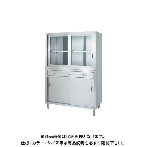【送料別途】【直送品】シンコー ステンレス保管庫(二段式) 900×600×1750 VADG-9060【受注生産】