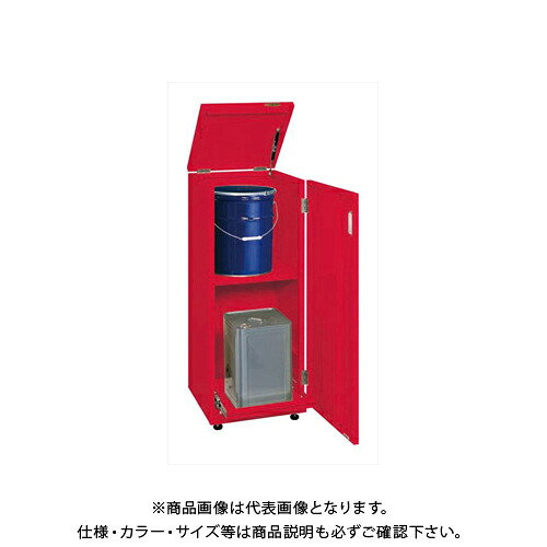 【送料別途】【直送品】サカエ SAKAE 一斗缶保管庫(一斗缶・ペール缶兼用タイプ・固定式) W425×D415×H1070 KU-ITKF
