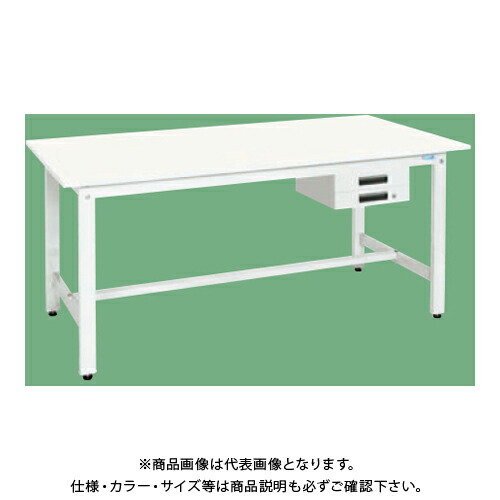 【貨物輸送別途】【直送品】サカエ SAKAE 軽さ御役目台(抗濾過性病原体天板) 収納家具2段 W900×D600×H800 白いこと KH-38BVPW