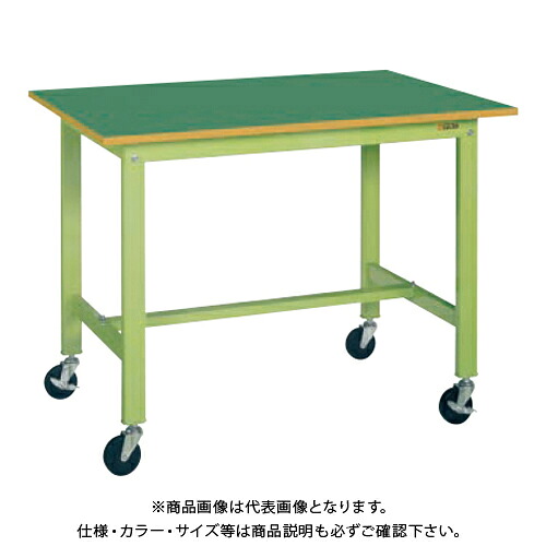 【送料別途】【直送品】サカエ SAKAE 軽量作業台(KHタイプ/サカエリューム天板) W1800×D900×H900 グリーン KH-70FB