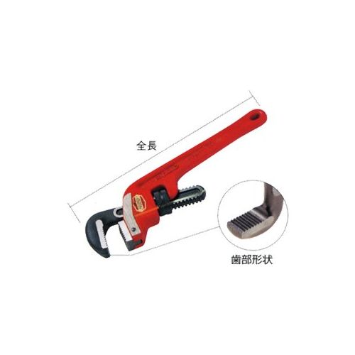 リジッド RIDGID E-14 エンドパイプレンチ 31070