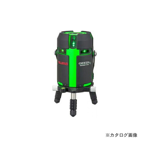 タジマ物の具 Tajima 緑であることレーザ墨出し器 GEEZA検出器 KJC 本体のみ GZAS-KJC
