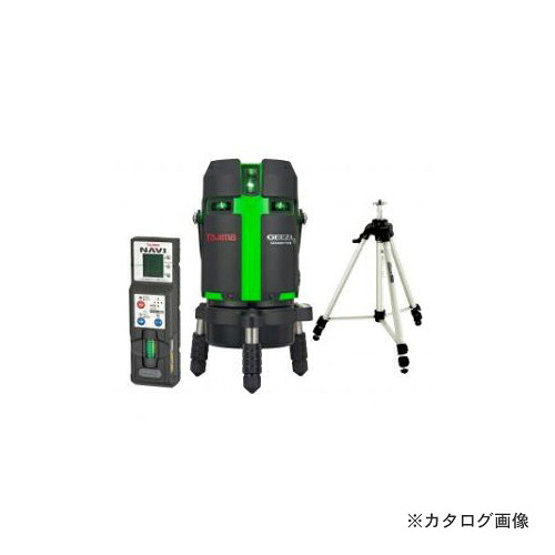 タジマ物の具 Tajima 緑であることレーザ墨出し器 NAVI GEEZA検知器 KJC書き割り (受光器・三脚架付) GZASN-KJCSET