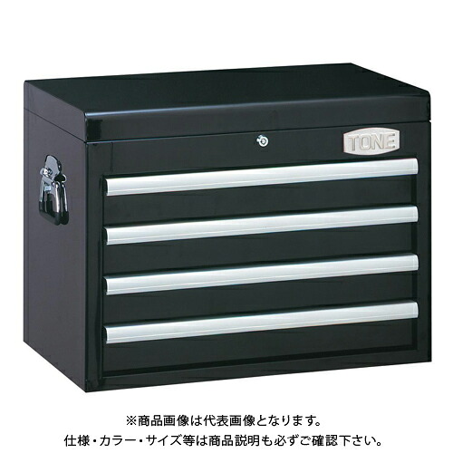 【送料別途】【直送品】TONE トネ トップチェスト マットブラック WS114B|工具屋「まいど!」