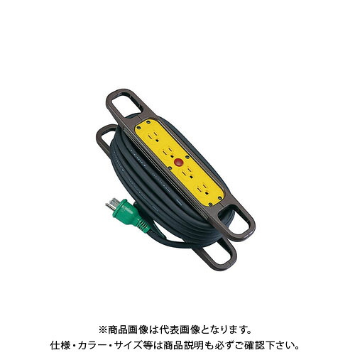 タスコ TASCO ハンドリール(アース付、15A×10m) TA649HR