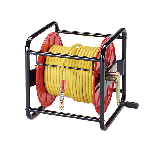 TASCO タスコ 両端3/8"金具ホース3/8"30mリール巻（補助ホース1.5m付） TA132TB-30M｜工具屋「まいど！」
