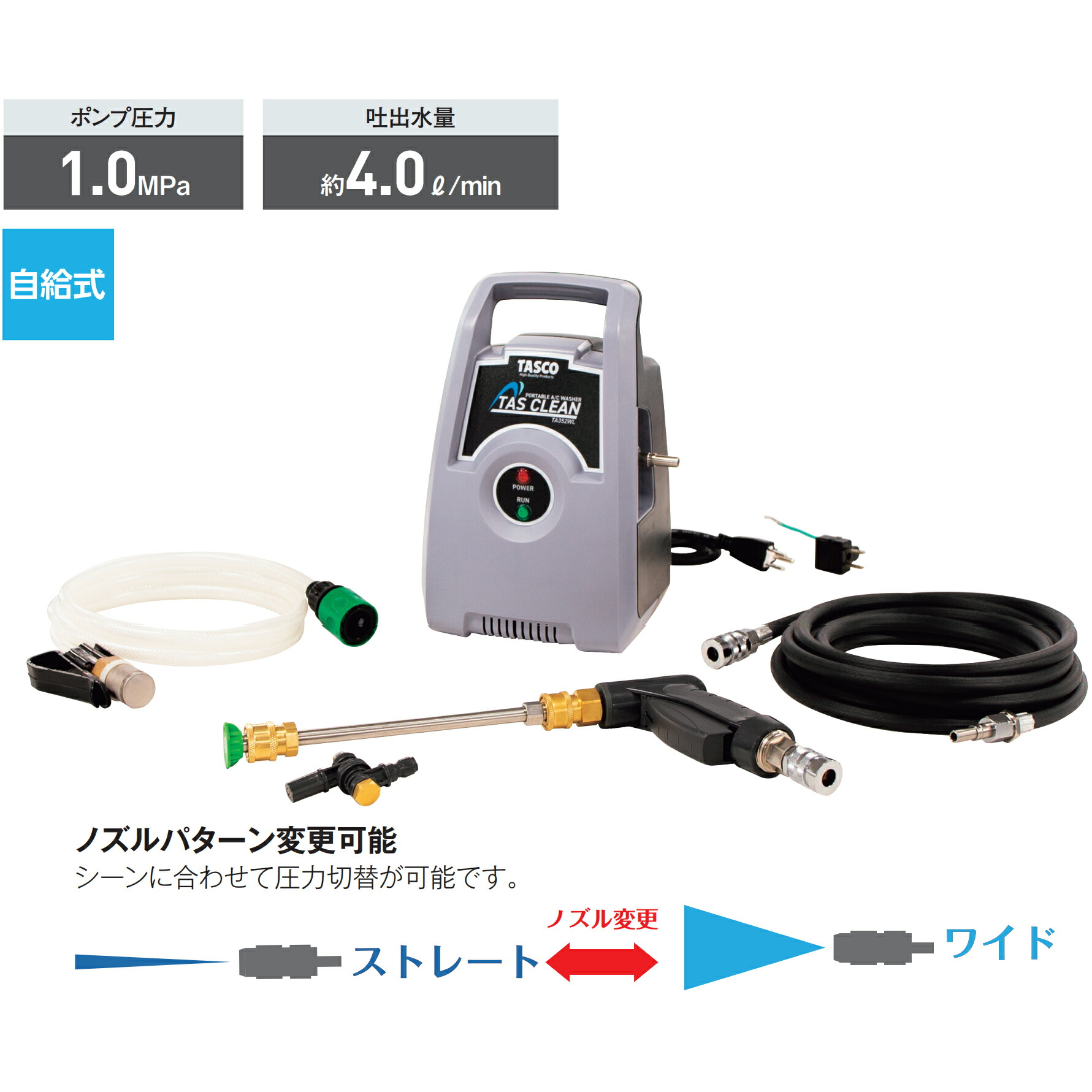 タスコ TASCO 携帯型冷房装置洗いもの機 TA352WL