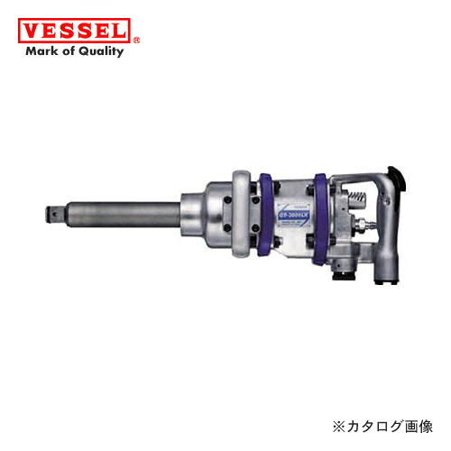 ベッセル VESSEL エアーインパクトレンチ軽さF金鎚 (平平凡凡たる雄螺旋径39粍) GT-3800LX