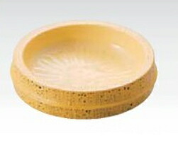 φ8cm 越前竹 薬味皿 ゴマ竹 [つゆ入れ別売]　～和のおもてなし～ そば 蕎麦 薬味皿 薬味 おしゃれ 業務用 料理 和食 和食器 懐石 食膳 和風 ]。