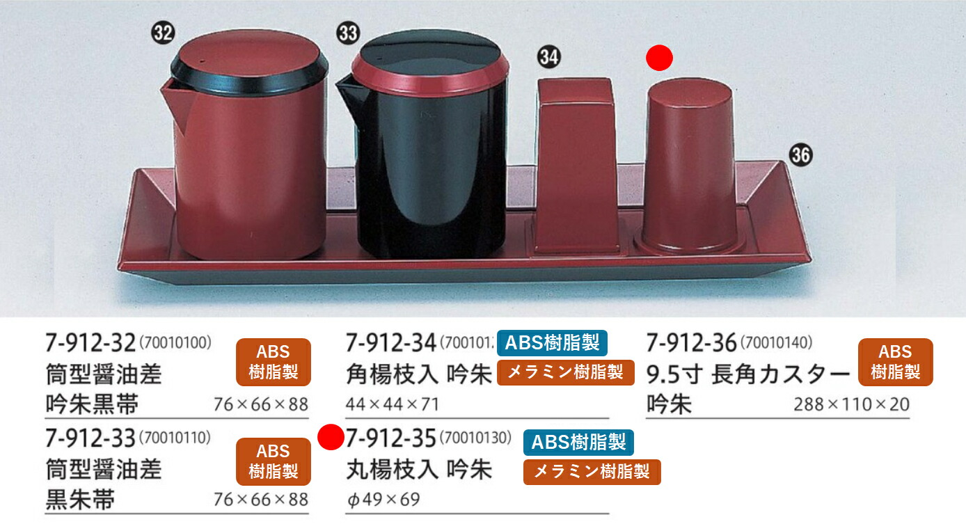 丸楊枝入れ 吟朱　～和のおもてなし～ 楊枝入れ ようじ 爪楊枝 業務用 料理 和食 和食器 懐石 食膳 和風 ]。