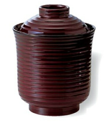 楽天市場】【クーポン配布中】千筋 小吸物椀 蓋付き 7.5cm 溜（内黒