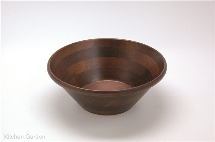 天然木サラダボウル こげ茶 27cm 天然木サラダボウル こげ茶 27cm