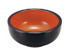 多用ボール 黒刷毛目内朱 5.5寸　～和のおもてなし～ ボール ボウル 業務用 和食器 器 料理 和食 懐石 食膳 和風 ]。