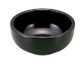 多用ボール 黒刷毛目 内黒刷毛目 4寸　～和のおもてなし～ ボール ボウル 業務用 和食器 器 料理 和食 懐石 食膳 和風 ]。